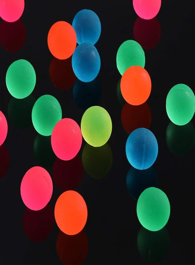 Firstly Crazy Bouncy Jumping Balls Set 32 mm Birthday Return Gift Indoor Outdoor Games for Kids (20 Crazy Balls) Multi Color|Mini Neon Balls - Image 2